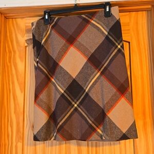 Talbots wool blend skirt, size 8